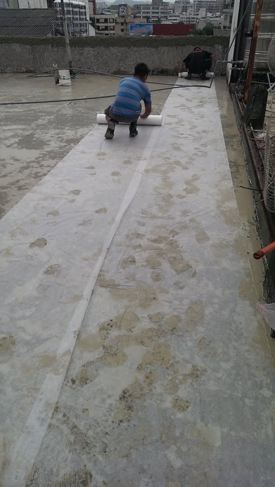 台北防水漆施工,新北防水漆施工,頂樓防水不織布加強防水,新北市油漆工程台北油漆工程